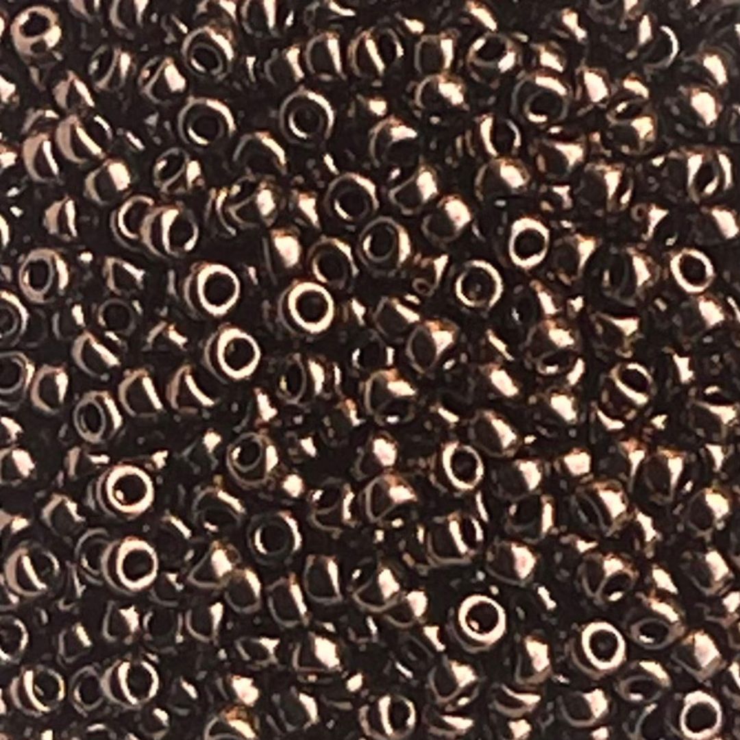 Rocalla Miyuki #11 Metallic Chocolate - Image 1