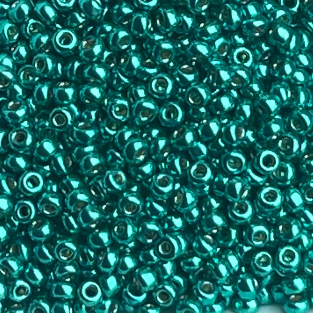 Rocalla Miyuki #11 Duracoat Galvanized Dk Aqua Green - Image 1
