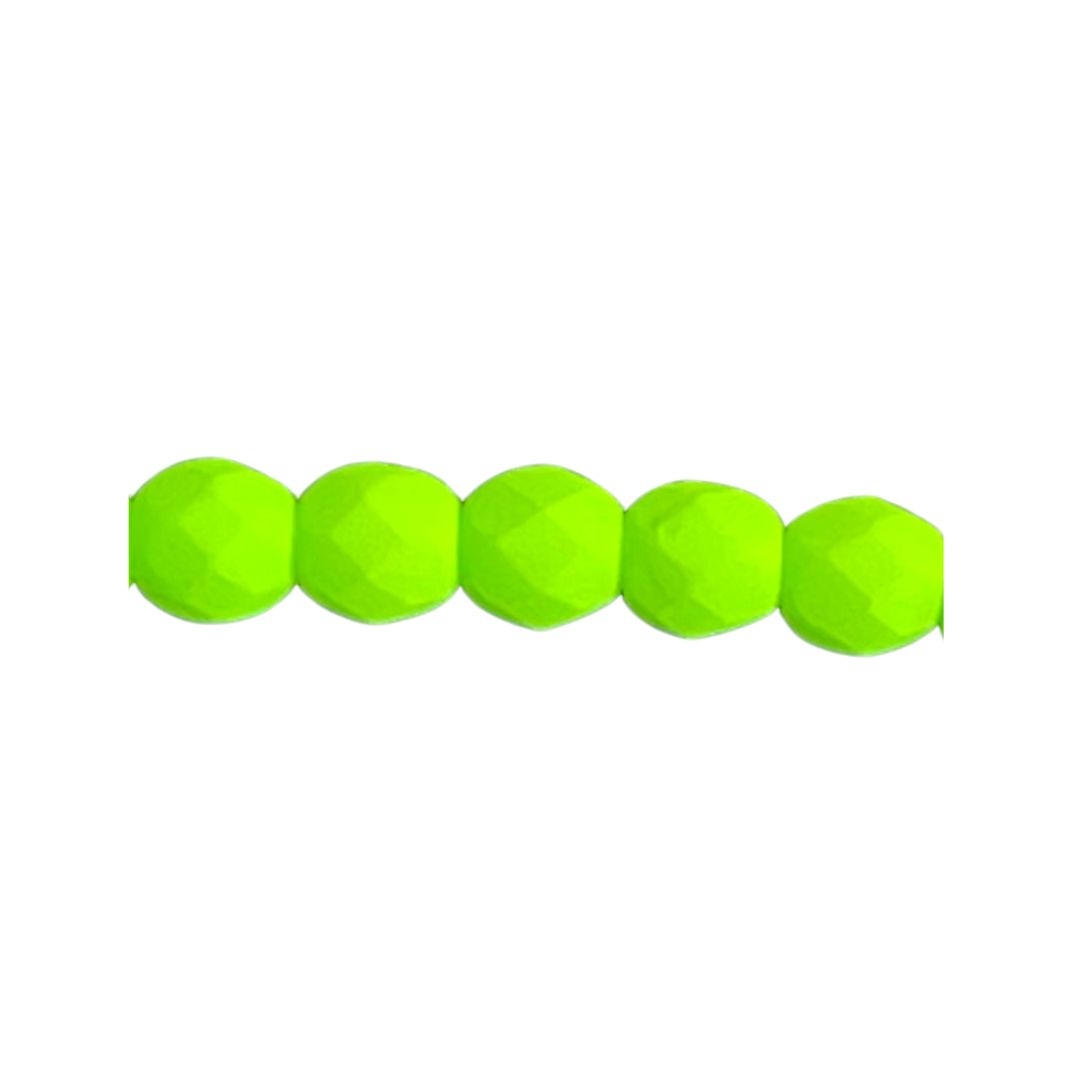 FirePolish 4mm Neon Lime 25142 - STR/50BDS - Image 1