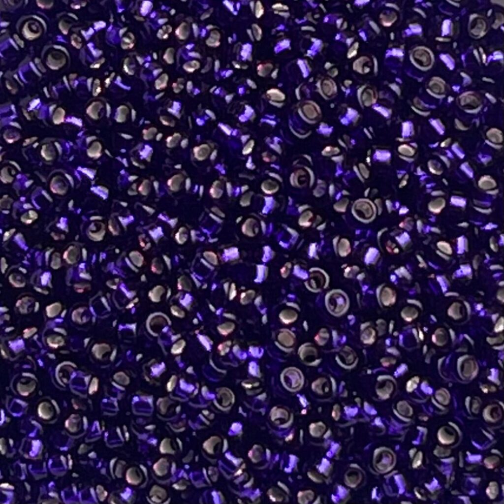 Rocalla Miyuki #15 SilverLined Dk Purple