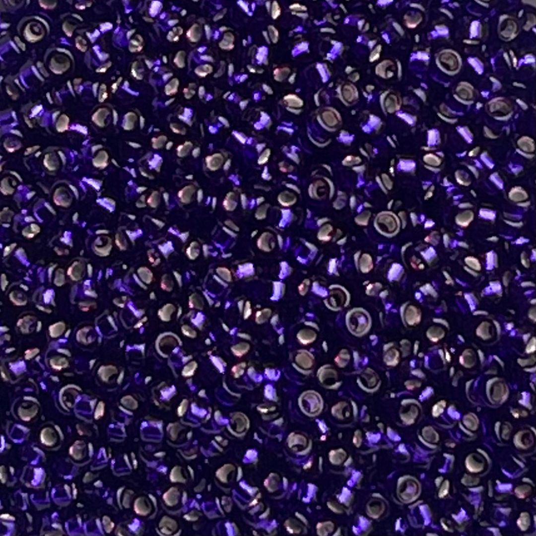 Rocalla Miyuki #15 SilverLined Dk Purple - Image 1