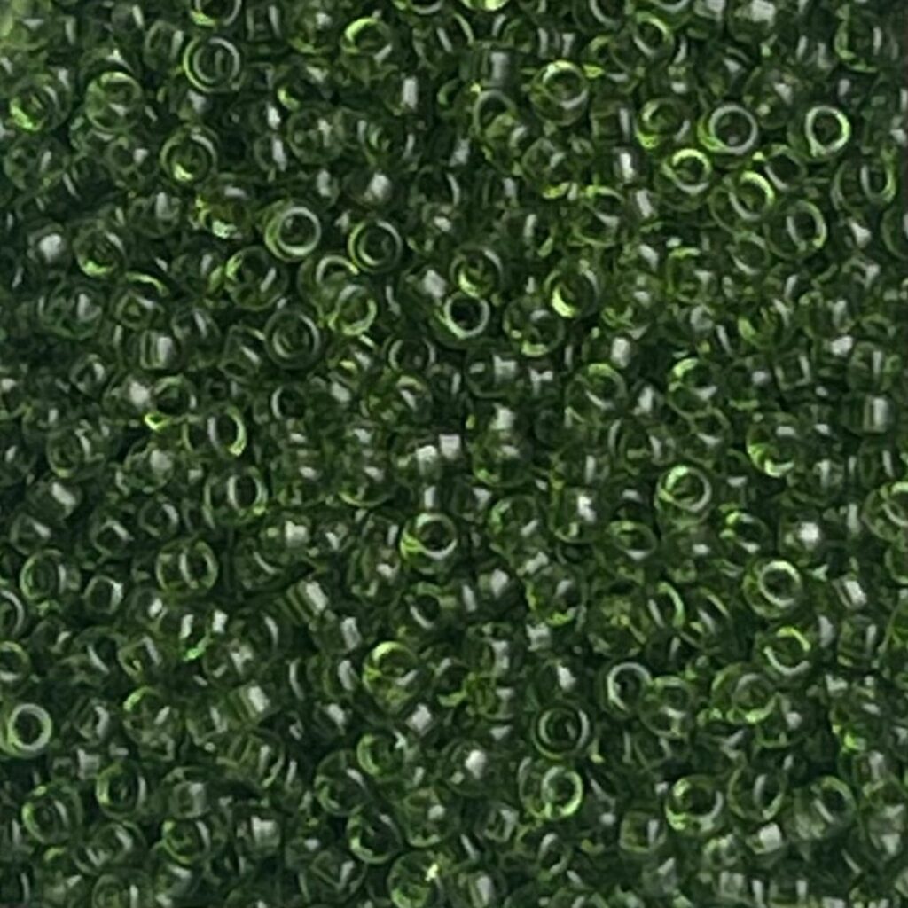 Rocalla Miyuki #15 Transparent Olive Green
