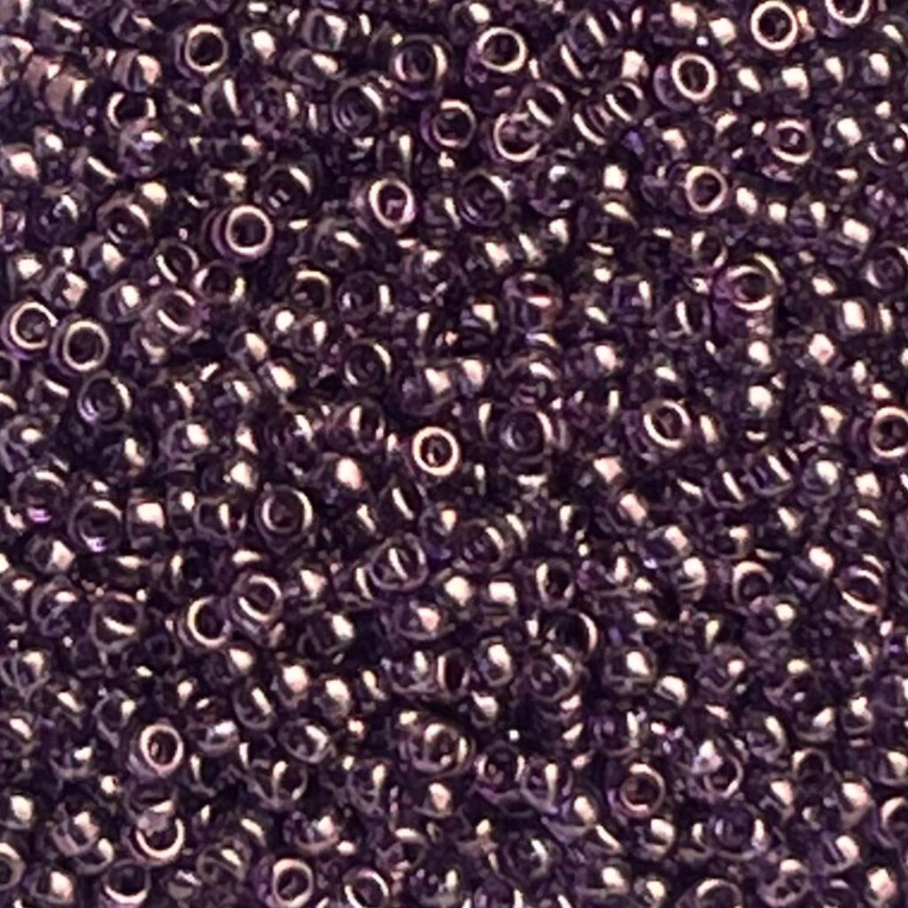Rocalla Miyuki #15 Transparent Luster Violet Gold