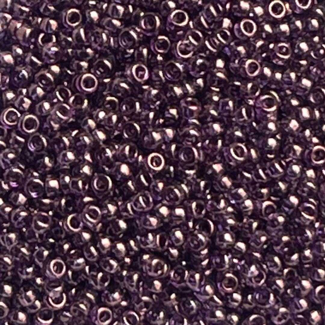 Rocalla Miyuki #15 Transparent Luster Violet Gold - Image 1