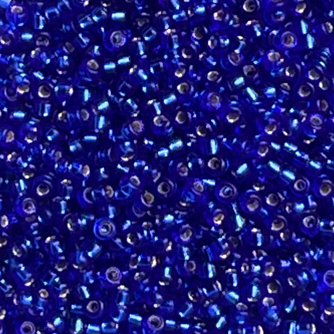 Rocalla Miyuki #15 SilverLined Cobalt - Image 1