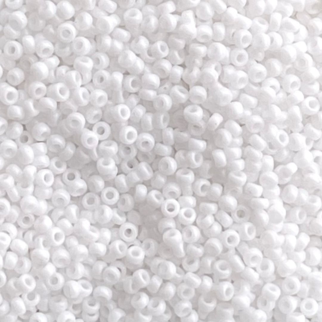 Rocalla Miyuki #15 Opaque Chalk White - Image 1