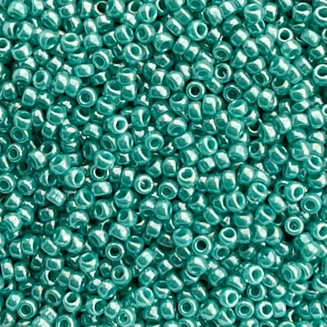 Rocalla Miyuki #15 Opaque Luster Teal - Image 1