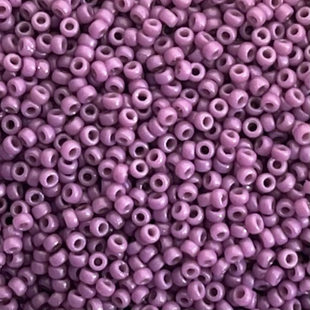 Rocalla Miyuki #15 Duracoat Opaque Dyed Purple - Image 1
