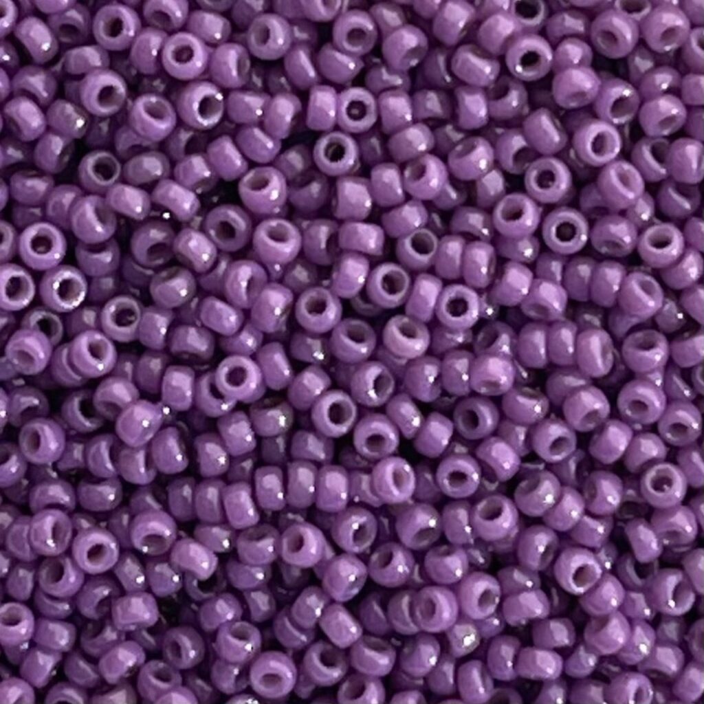 Rocalla Miyuki #15 Duracoat Opaque Dyed Dark Purple