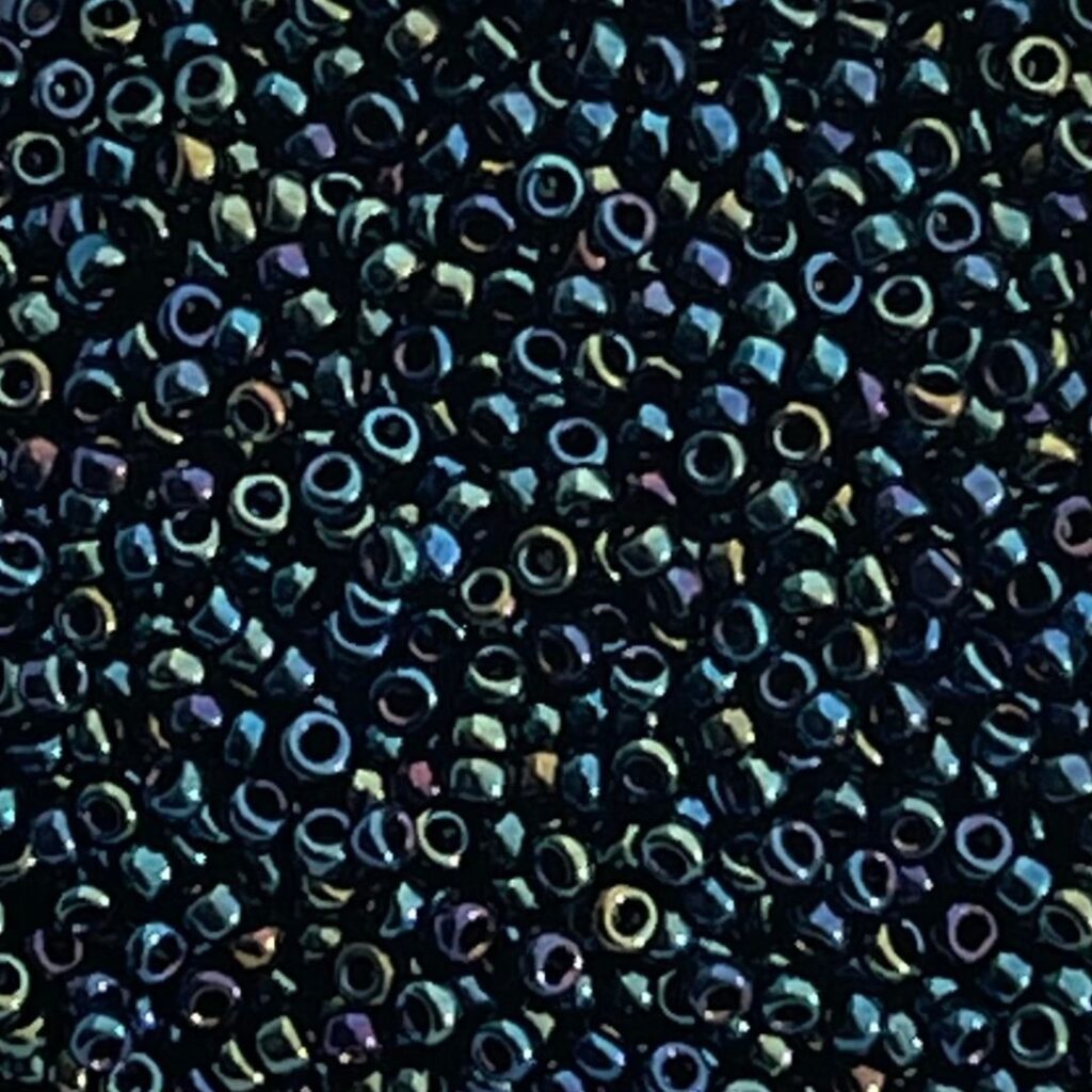 Rocalla Miyuki #15 Metallic Dark Blue Iris