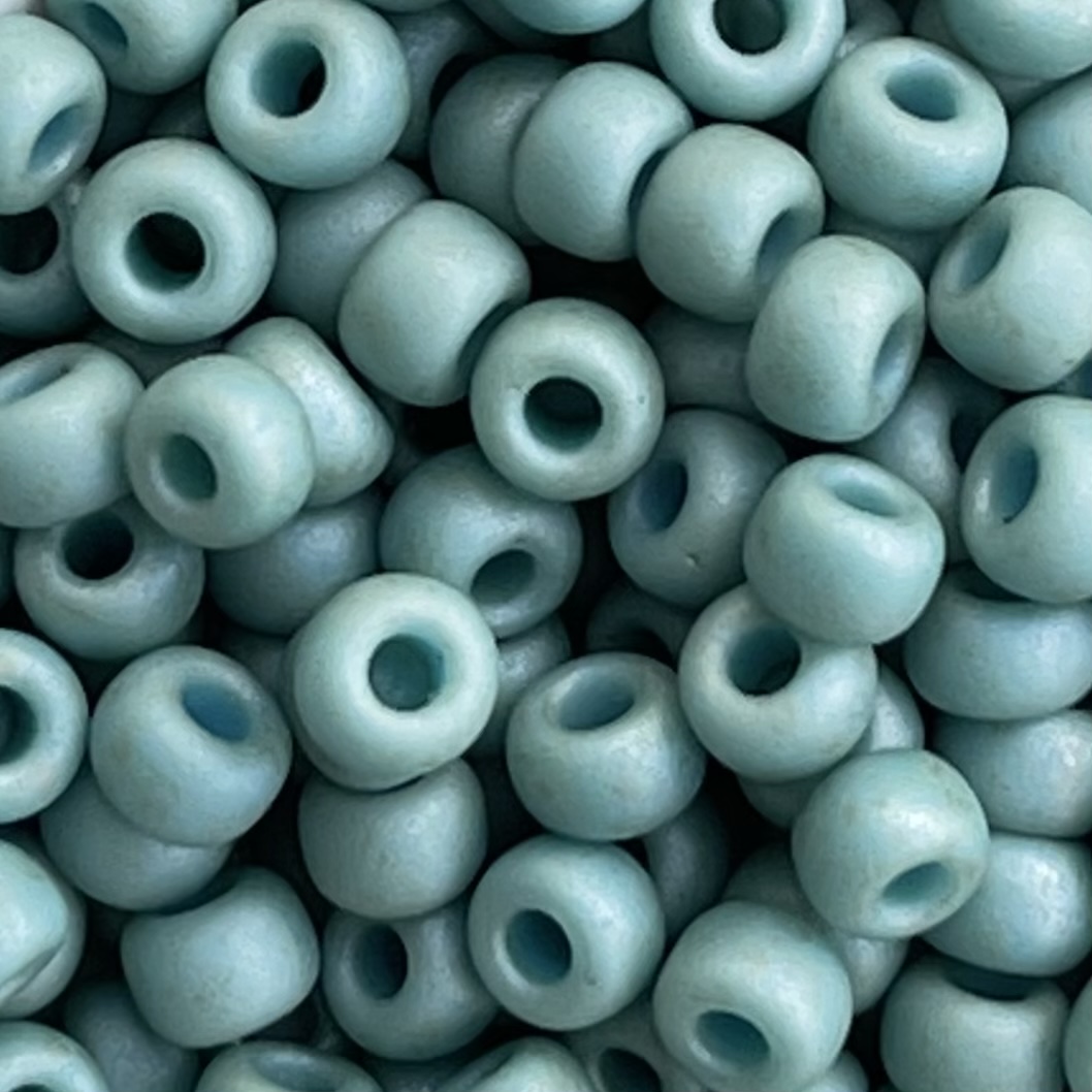 Rocalla Miyuki #6  Fancy Frosted Pale Seafoam - Image 1