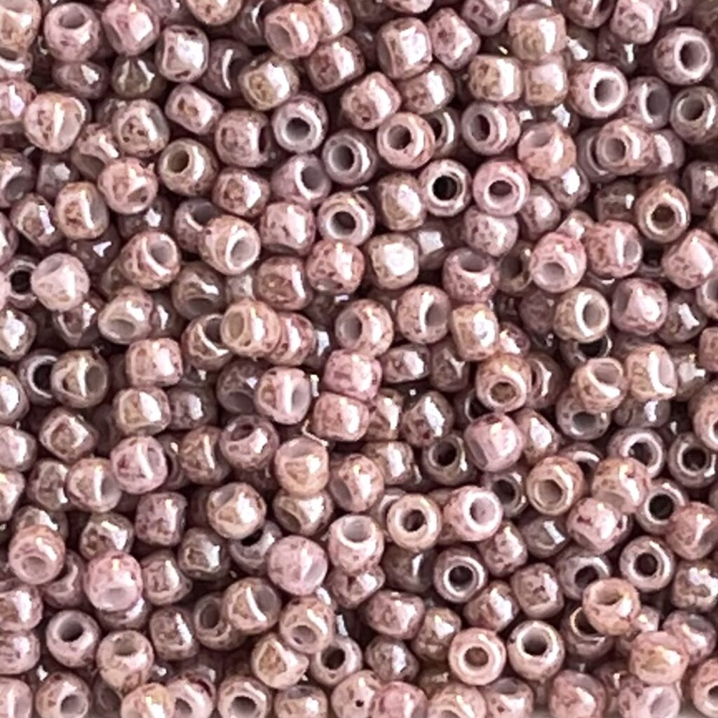 Round #11 Marbled - Opaque Beige/Pink