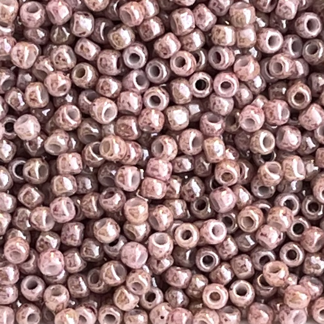 Round #11 Marbled - Opaque Beige/Pink - Image 1