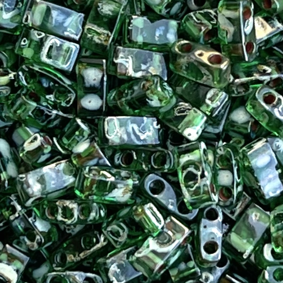 Half Tila Transparent Green Picasso - Image 1