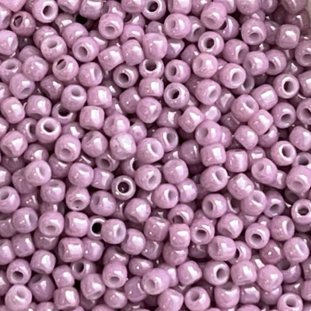 Round #11 Opaque Lustered Pale Mauve - Image 1