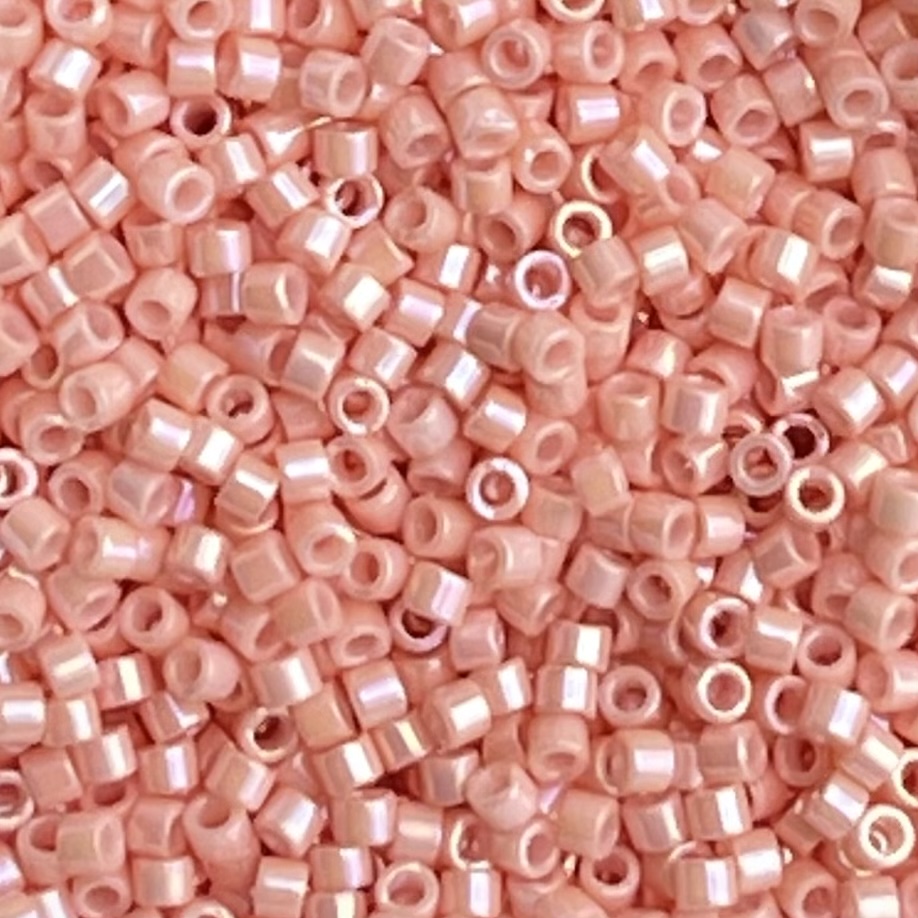 Delica Bead Opaque Peach Luster