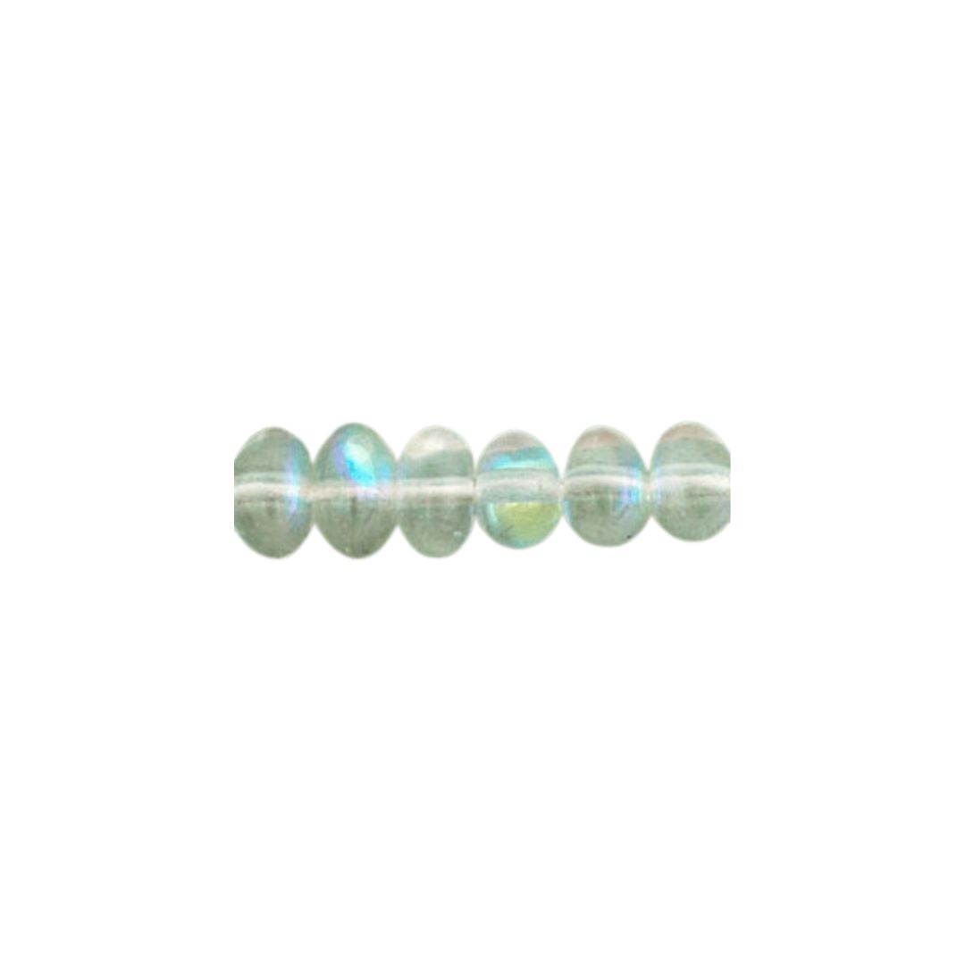 Nugget Spacers 6x4mm Crystal AB - Image 1