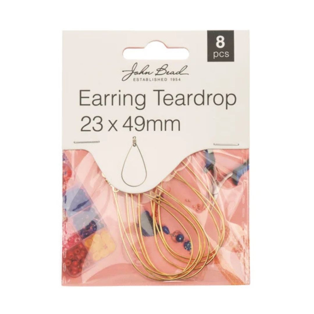 Marco Gota Aretes Color Dorado x 8pcs - Image 1