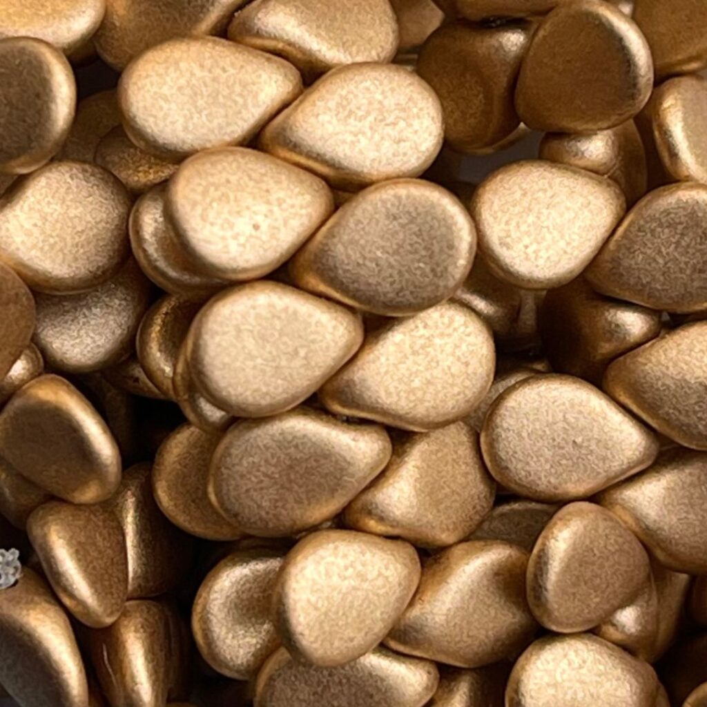 PIP 5x7mm Gold Metallic 69Bds/Str