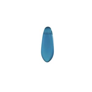 Dagger 3x11mm Transparent Matte Capri Blue 100bds/str - Image 3