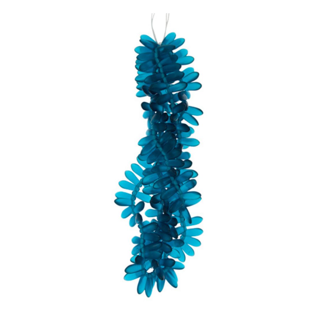 Dagger 3x11mm Transparent Matte Capri Blue 100bds/str - Image 1