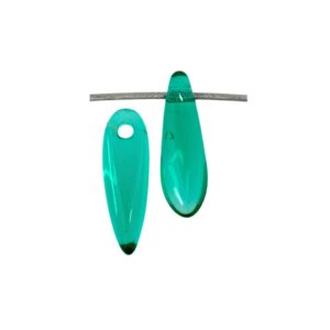 Dagger 3x11mm Transparent Emerald 100bds/str - Image 3