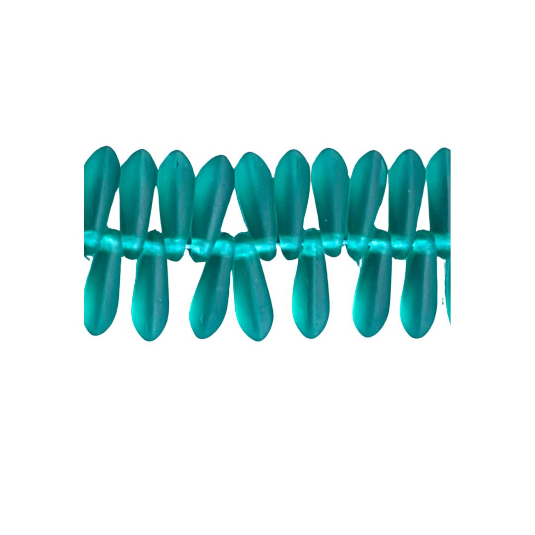 Dagger 3x11mm Transparent Matte Emerald 90bds/str - Image 1