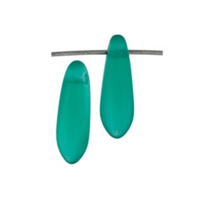 Dagger 3x11mm Transparent Matte Emerald 90bds/str - Image 2