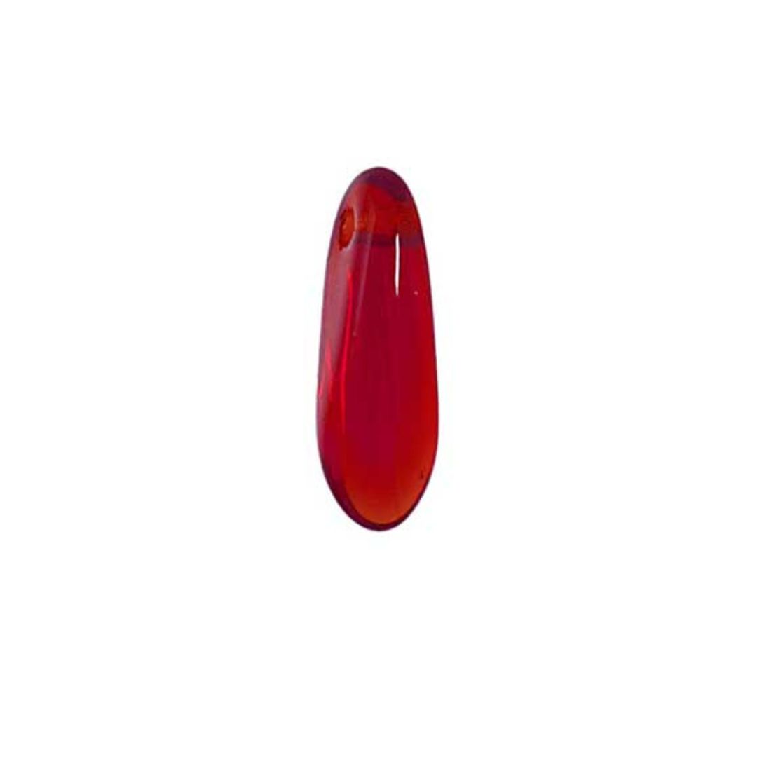 Dagger 3x11mm Transparent Siam Ruby 100bds/str - Image 2