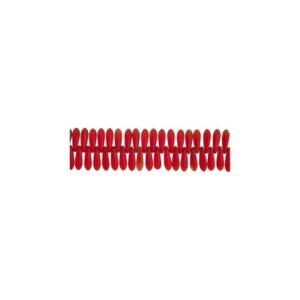 Dagger 3x11mm Transparent Matte Siam Ruby 50bds/str - Image 3