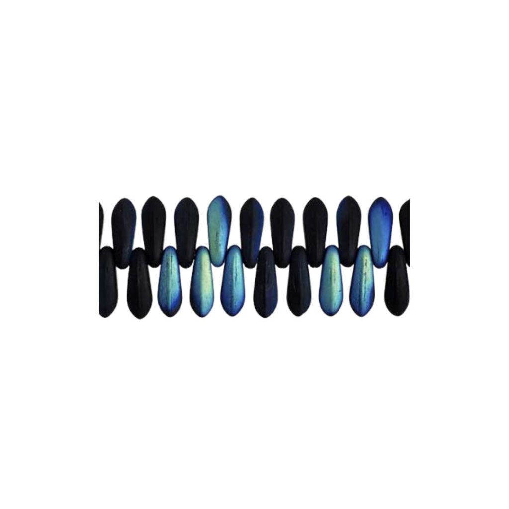 Dagger 3x11mm Jet Matte AB 100bds/str