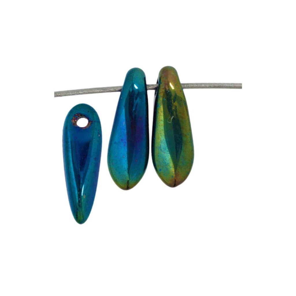 Dagger 3x11mm Iris Green 100bds/str