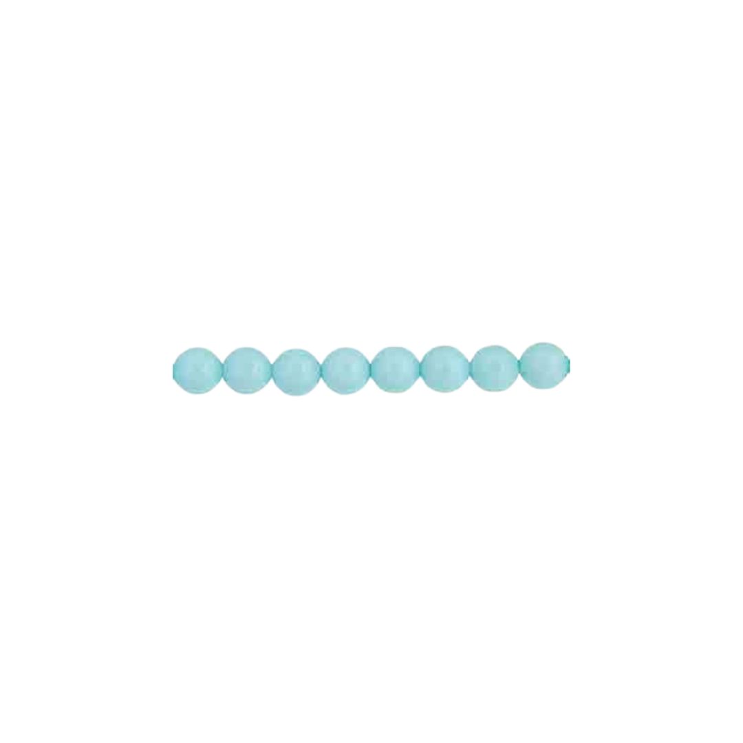 Round Bead 4mm Starlight Blue 45bds/str - Image 1