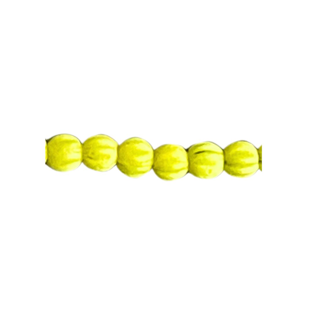 Melon Round 3mm Pacific Honeydew - Image 1