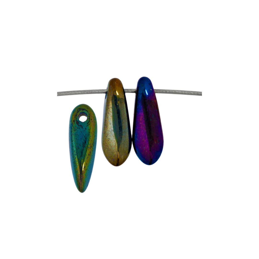 Dagger 3x11mm Iris Blue 100bds/str - Image 3