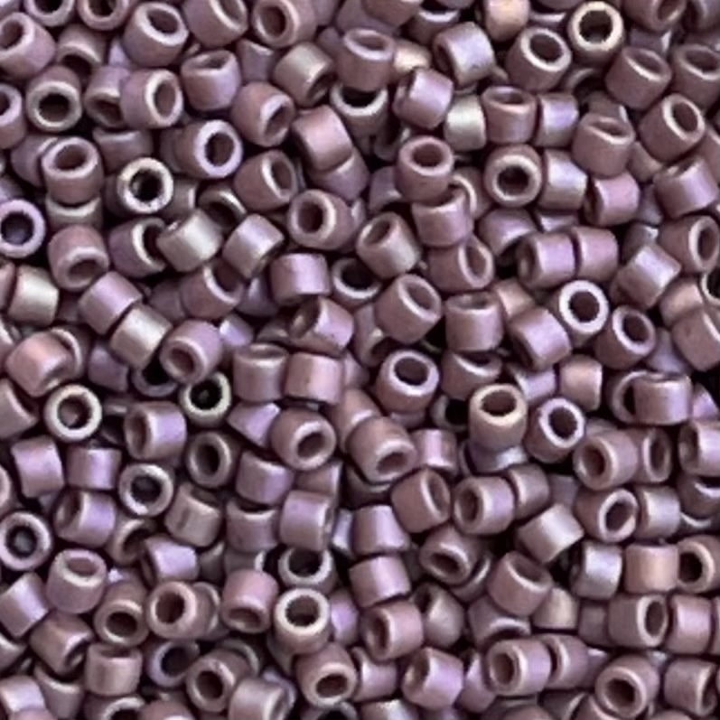 Delica Bead Frosted Opaque Glaze Rainbow Amethyst