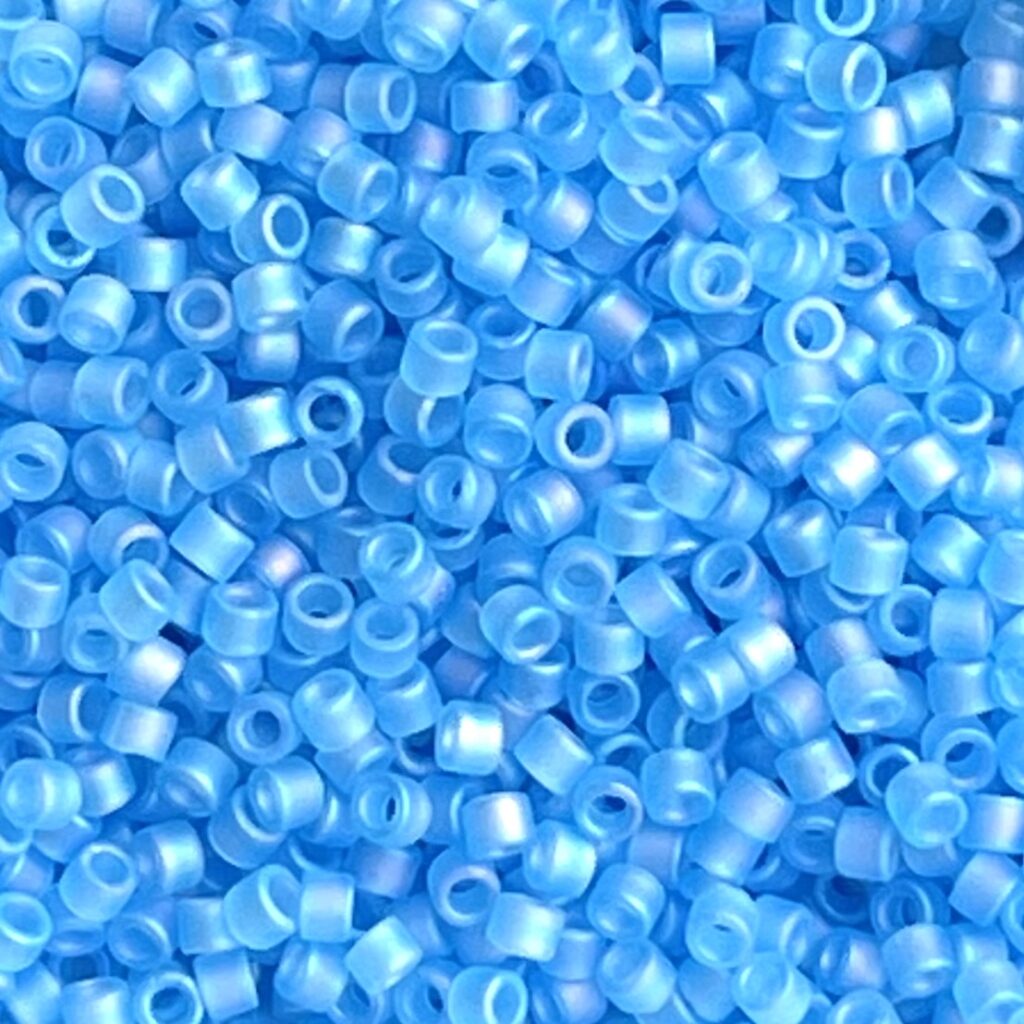 Delica Bead Matte Transparent Ocean Blue AB