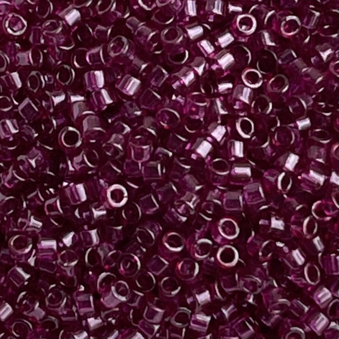 Delica Bead Dyed Transparent Wine - Image 1