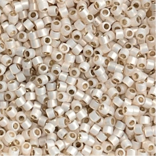 Delica Bead SilverLined Pale Cream Opal