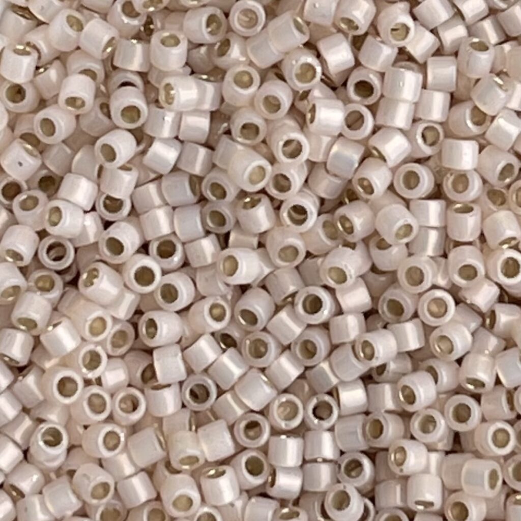 Delica Bead SilverLined Pale Peach Opal