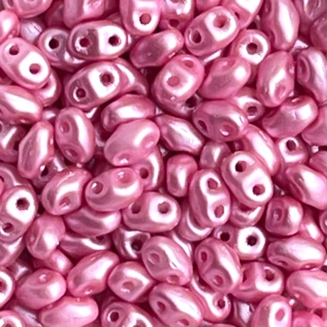 MiniDuo 4x2mm Pearl Coat - Flamingo x 10 grs - Image 1