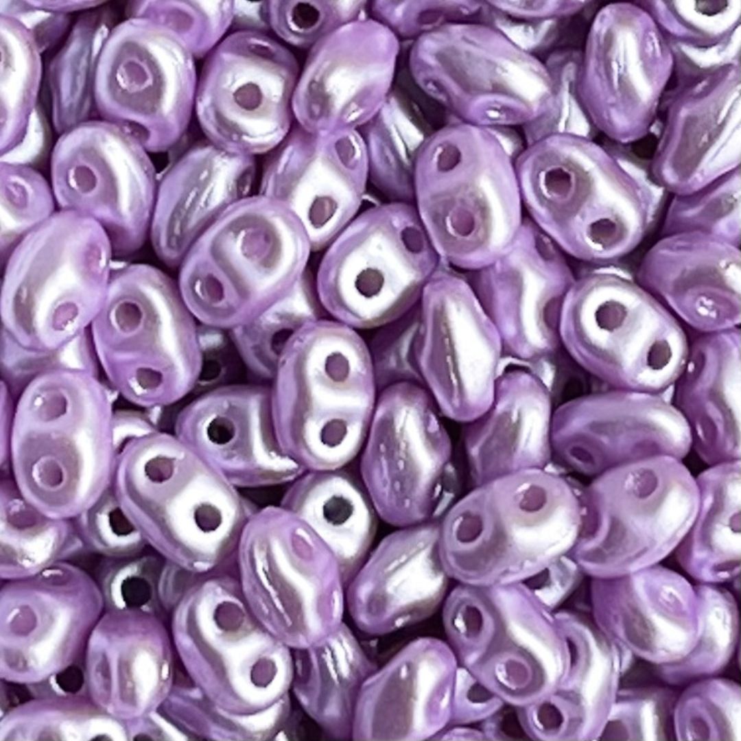 MiniDuo 4x2mm Pearl Coat - Lt Lilac - Image 1