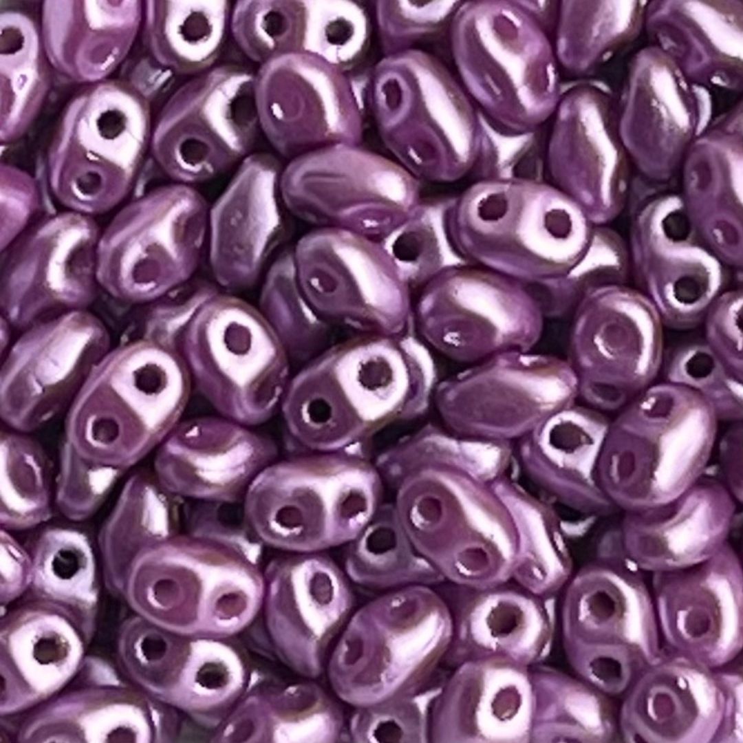 MiniDuo 5x4mm Pearl Coat Lilac x 10 grs - Image 1