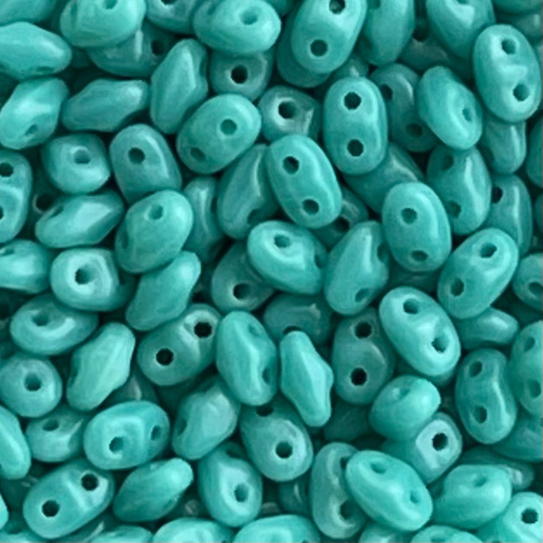 MiniDuo 4x2mm Turquoise x 10 grs - Image 1