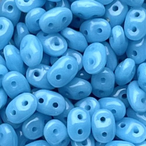 SuperDuo 5x2mm Blue Turquoise
