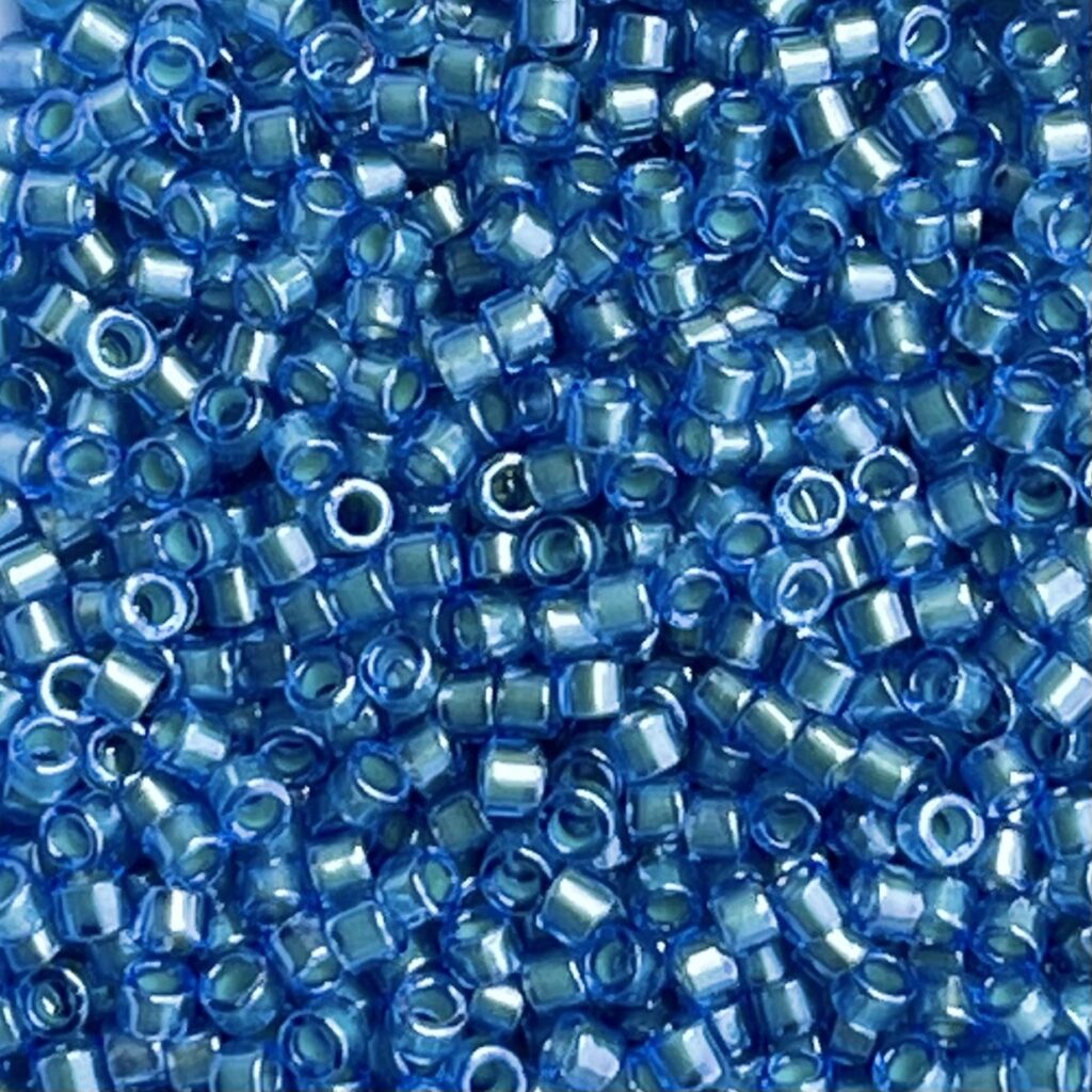 Delica Bead Mint Pearl Lined Azure