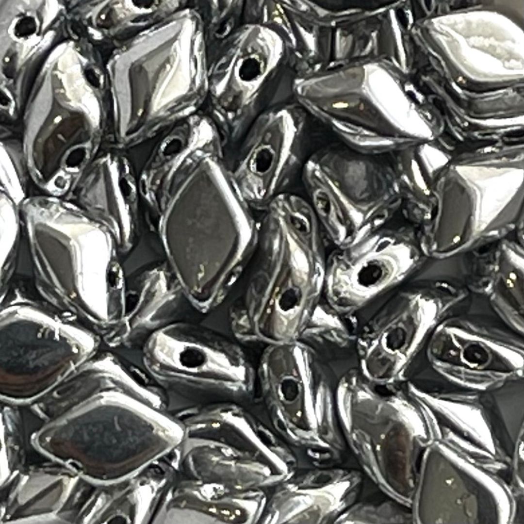 GemDuo 8x5mm Silver - Image 1