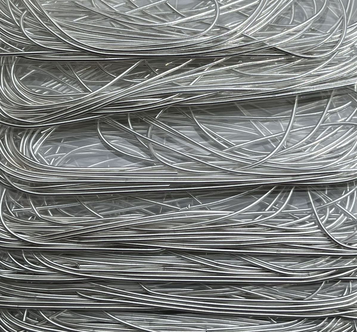 French Wire Silver Color Fine (.7mm) x 4,5 grs - Image 1