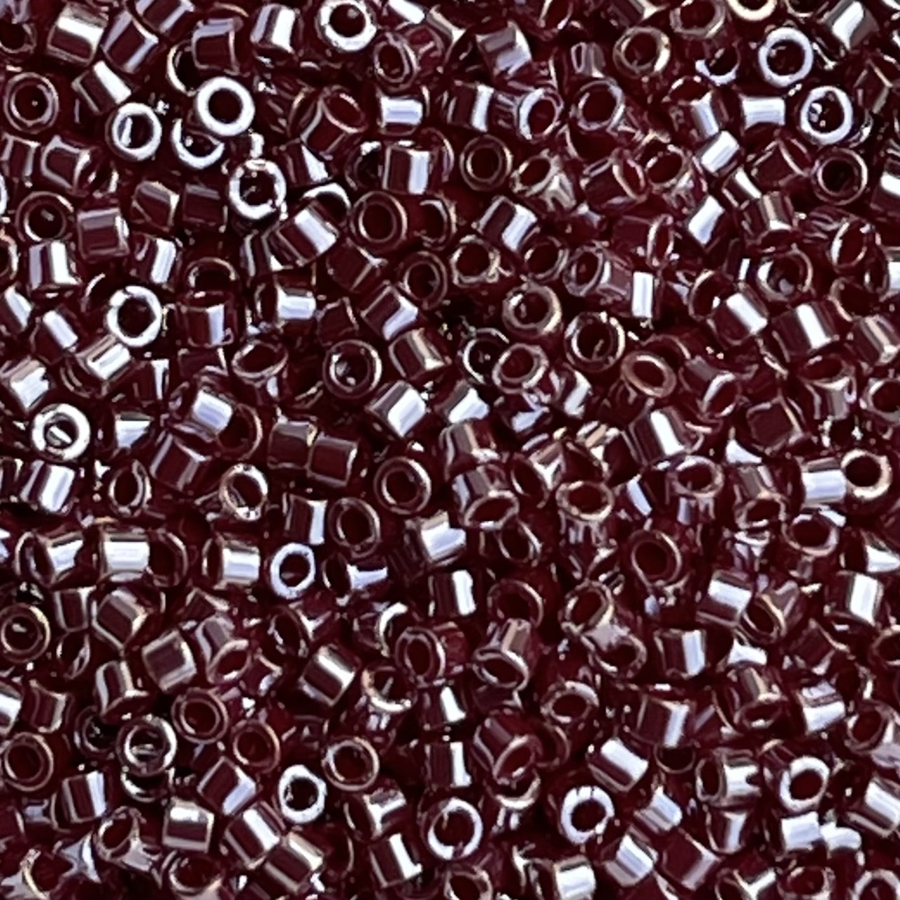 Delica  Bead Opaque Currant Luster - Image 1