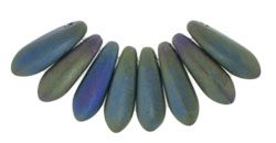 Dagger 3mm Matte - Iris - Green 3mm x 100 und